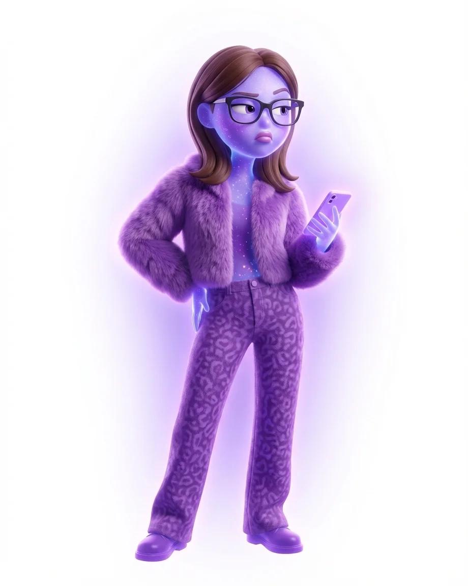 Inside Out Emotion Character AI generated image example