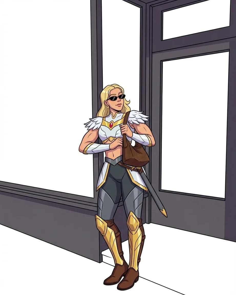 She-Ra Princess of Power Character AI generated image example
