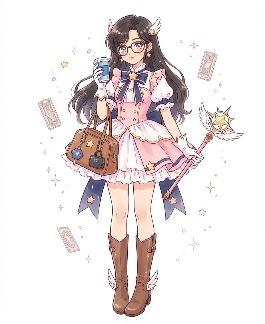 Cardcaptor Sakura Character AI generated image example