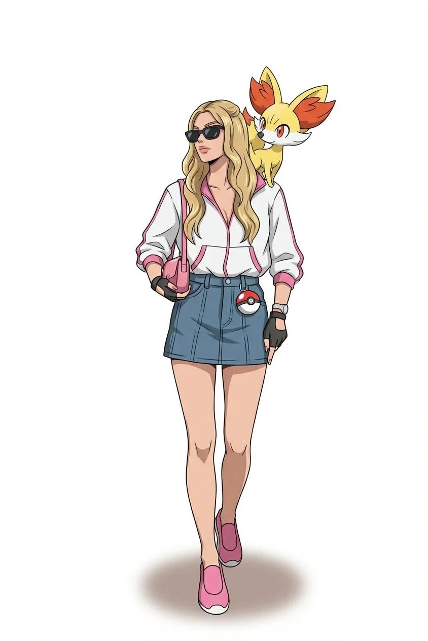 Pokémon Trainers Transformation AI generated image example