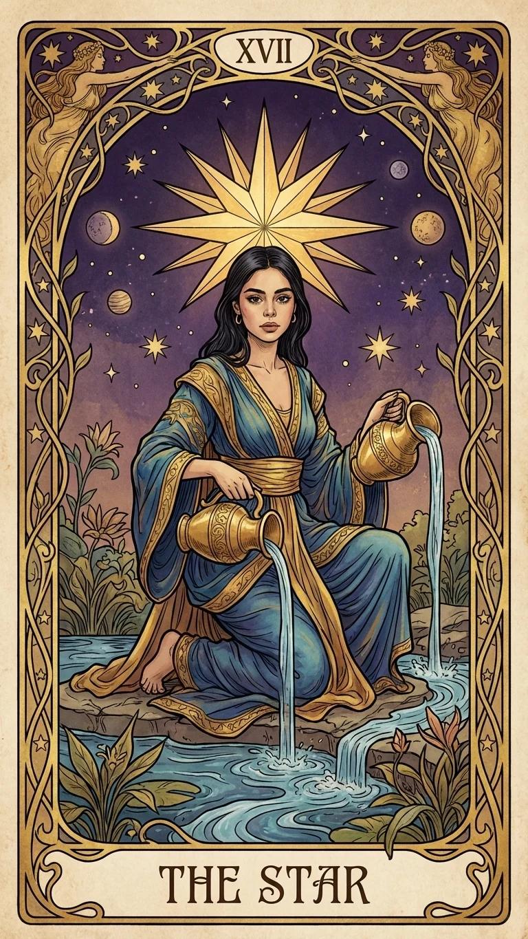 Tarot Card Major Arcana Portrait AI generated image example