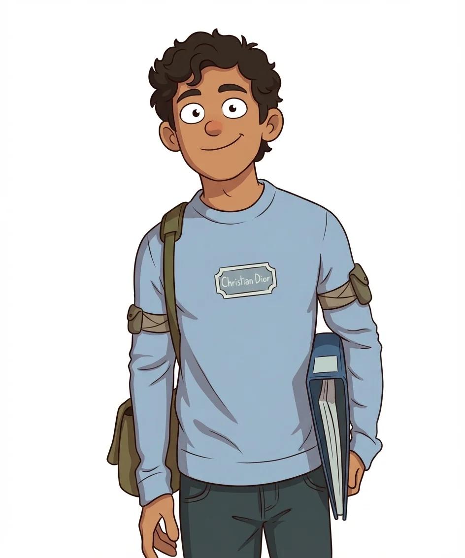 Amphibia Character AI generated image example