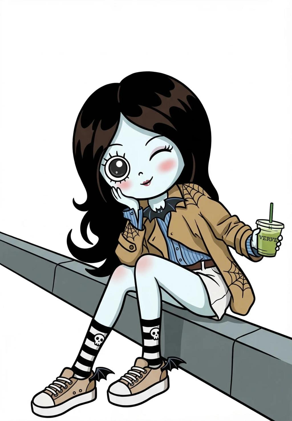 Ruby Gloom Character AI generated image example