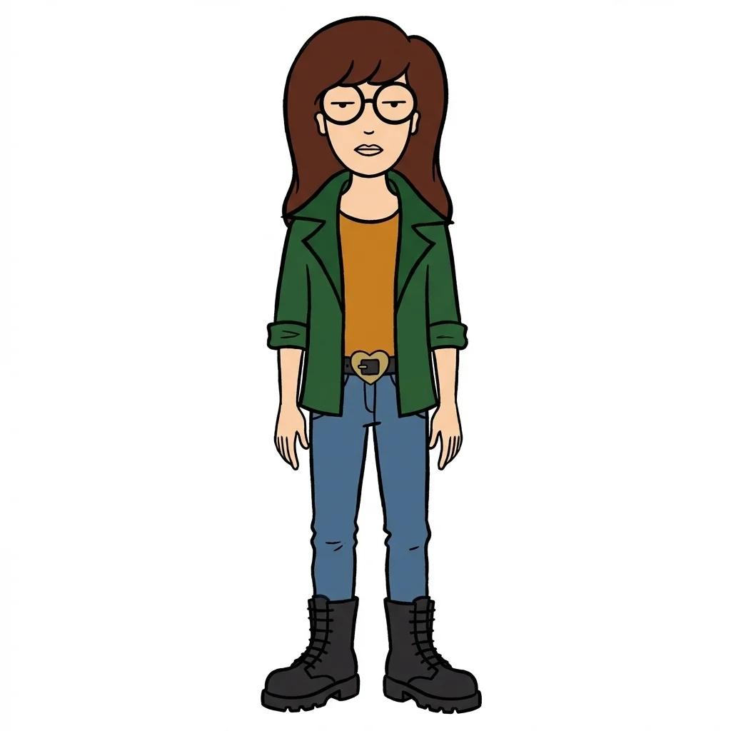 Daria Character AI generated image example