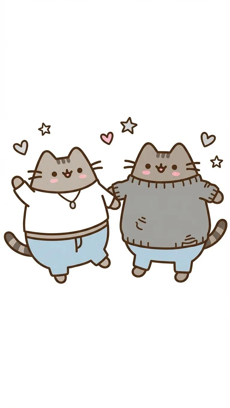 Pusheen Cat Version AI generated image example