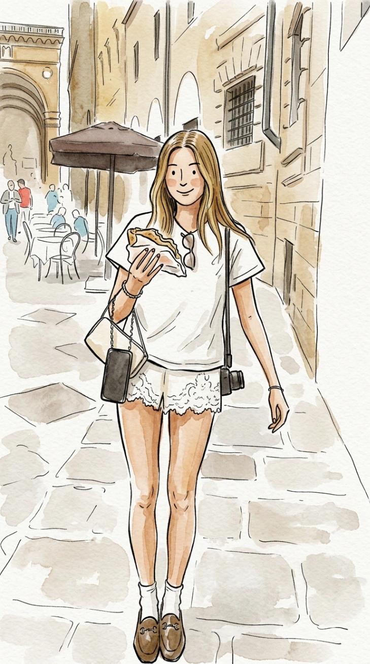 Madeline Book Illustration Character AI generated image example
