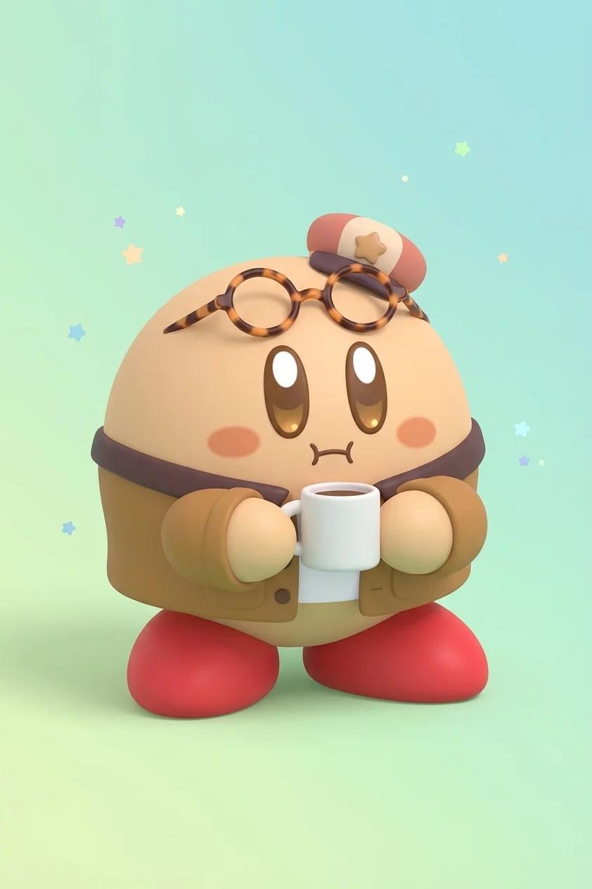 Kirby Universe Character AI generated image example