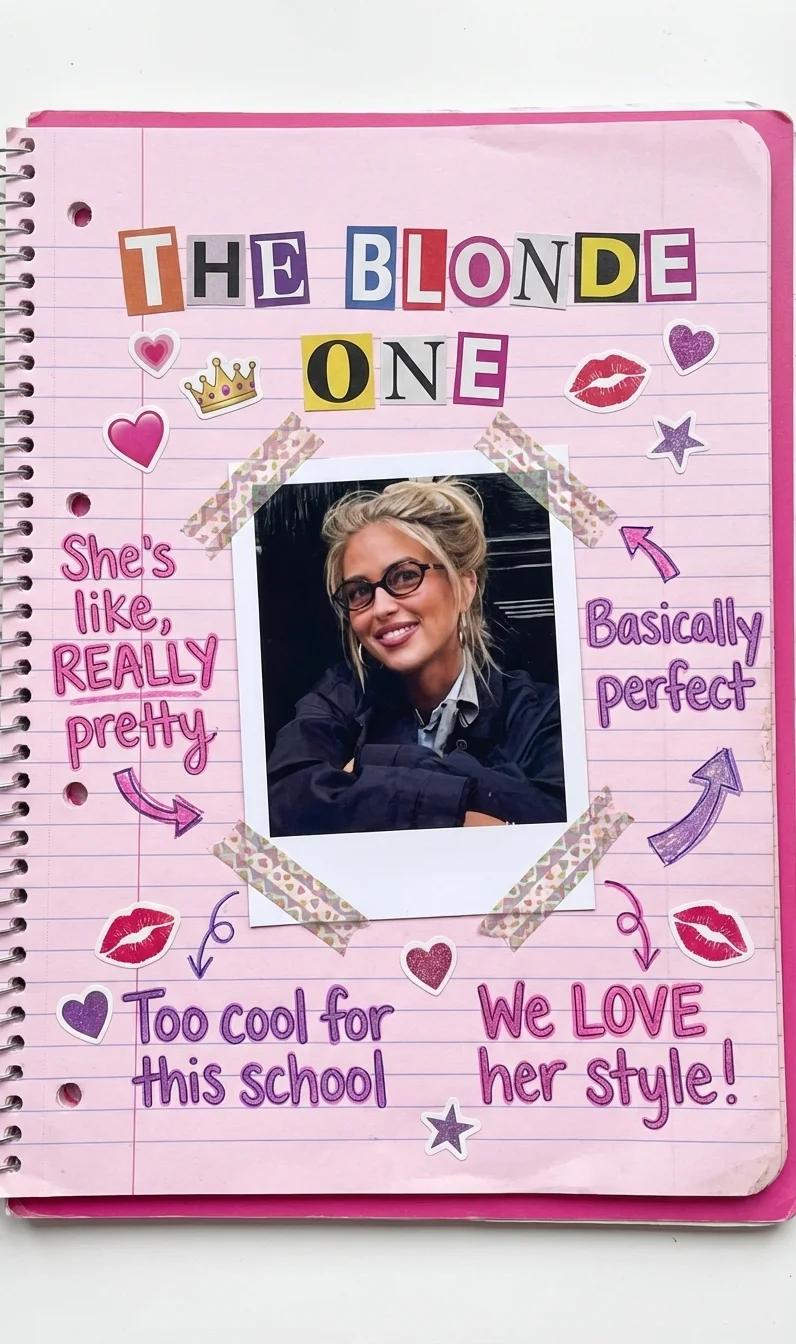 Mean Girls Burn Book Page AI generated image example