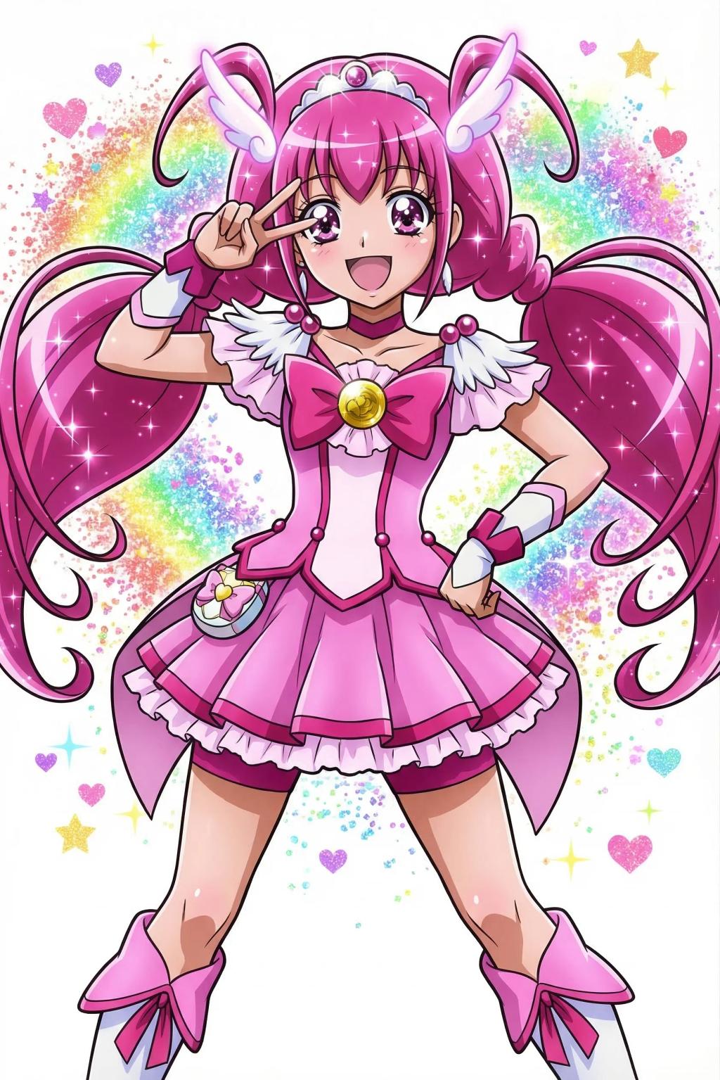 Glitter Force (Smile PreCure) Character AI generated image example