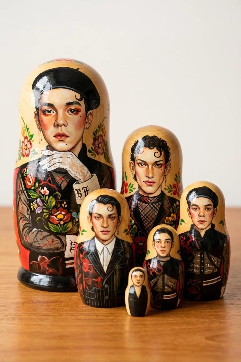 Matryoshka / Russian Nesting Doll AI generated image example
