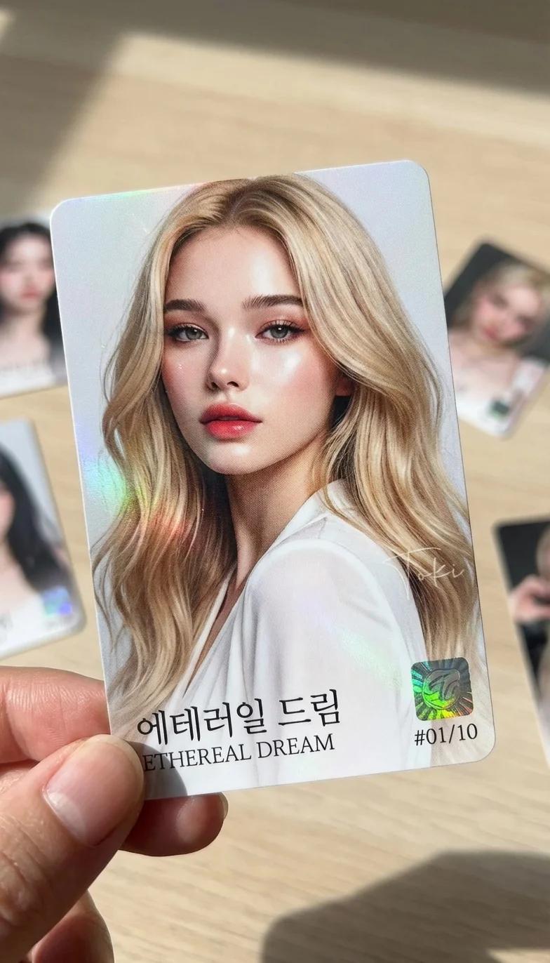 K-pop Photocard AI generated image example