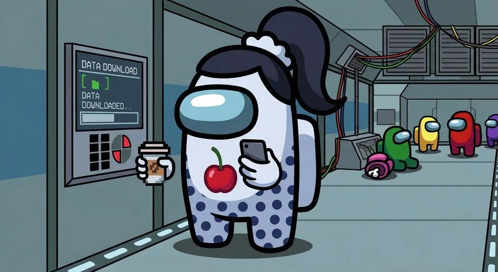 Among Us Crewmate Character AI generated image example