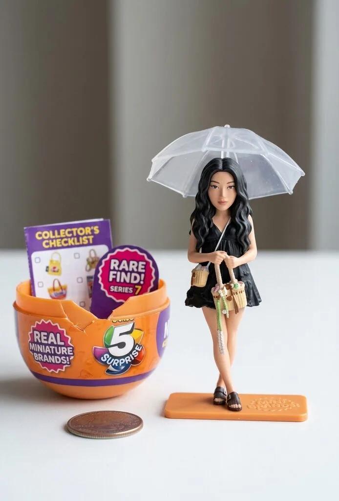 Mini Brands 5 Surprise Miniature Collectible Figure AI generated image example