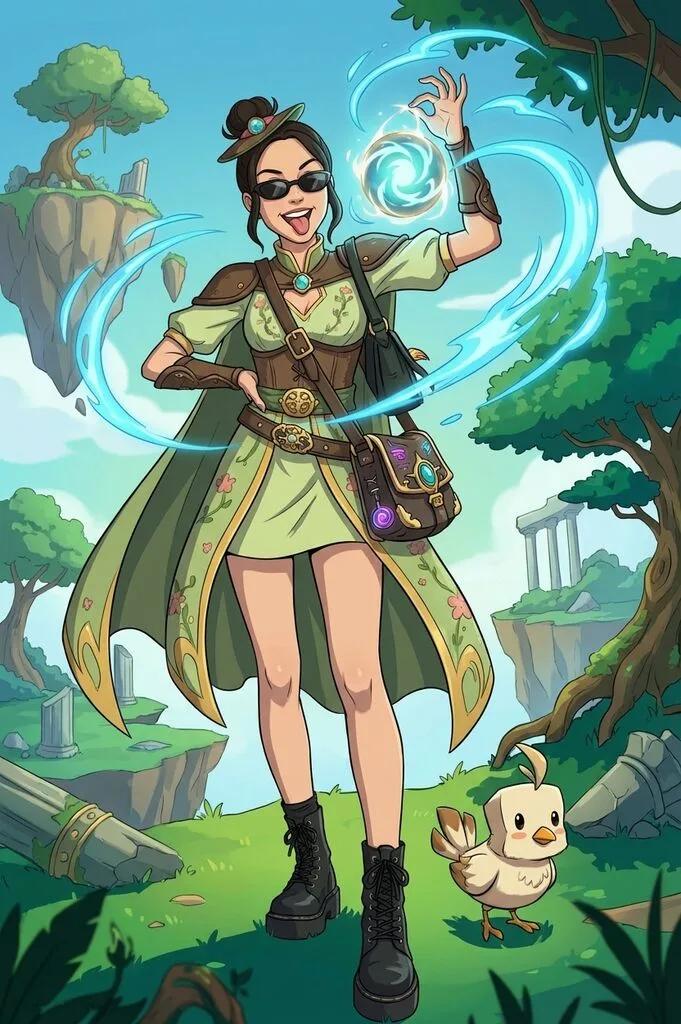 Wakfu French Animation Character AI generated image example
