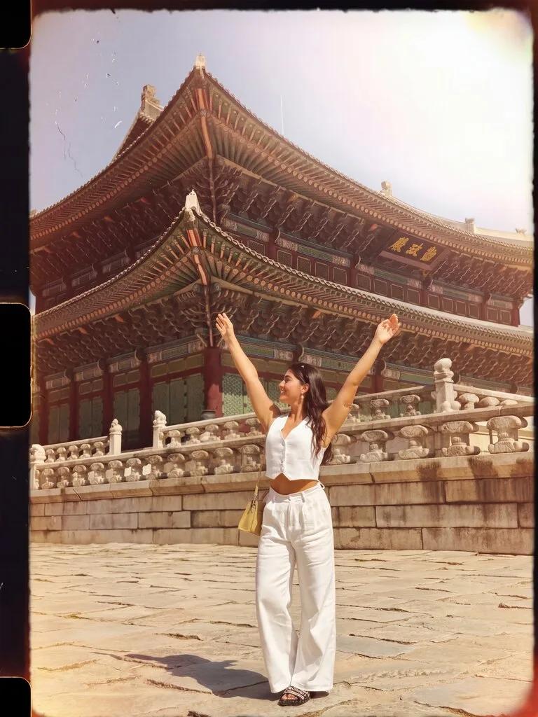 Vintage Super 8mm Home Movie Camera Effect AI generated image example