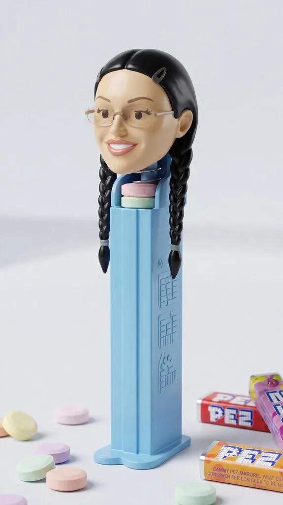 PEZ Dispenser Character Figure Transformation AI generated image example
