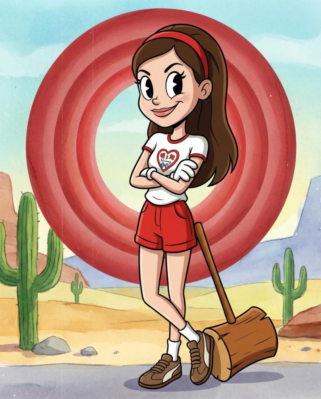 Looney Tunes Cartoon Character Transformation AI generated image example