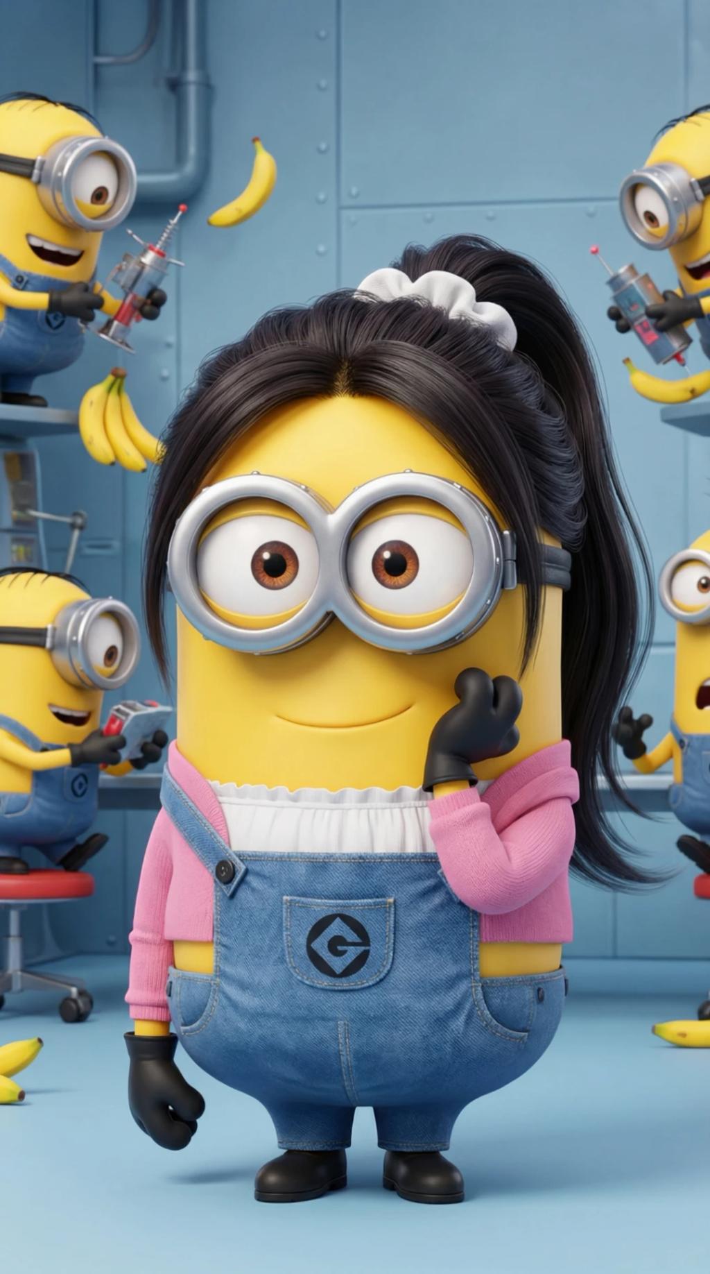 Despicable Me 4 (2024) Minion Cartoon Character AI generated image example