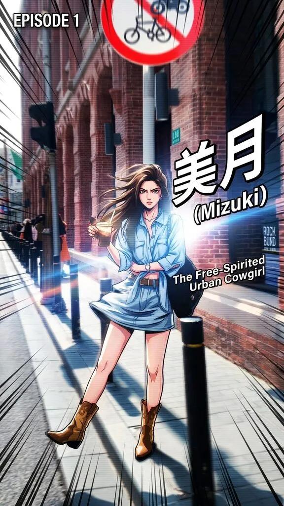 Anime Opening Episode Freeze Frame Character Introduction Card AI generated image example