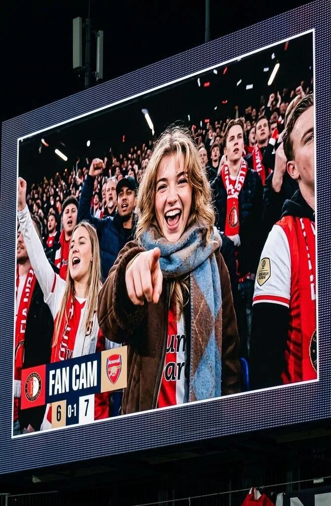 Stadium Crowd Fan Cam POV AI generated image example