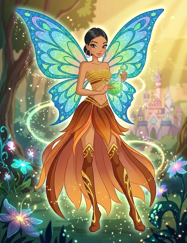 Winx Enchantix Fairy Character Transformation AI generated image example