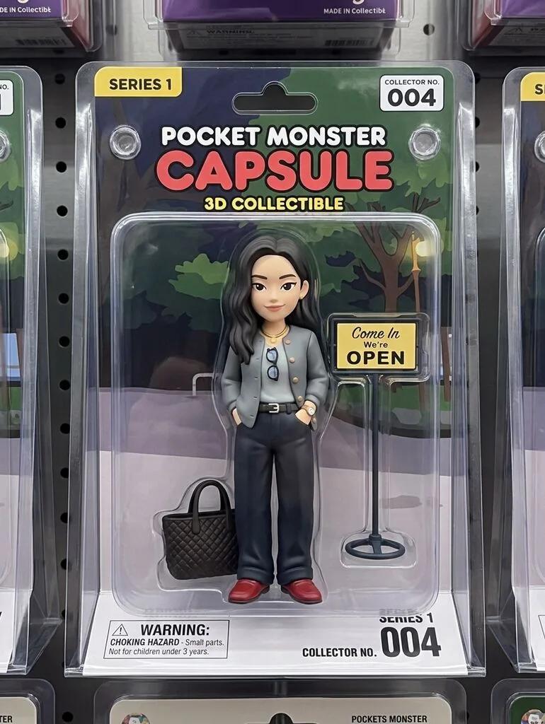 Pocket Monster Capsule 3D Collectible AI generated image example