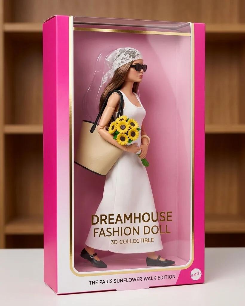 Dreamhouse Fashion Doll Box 3D Collectible AI generated image example