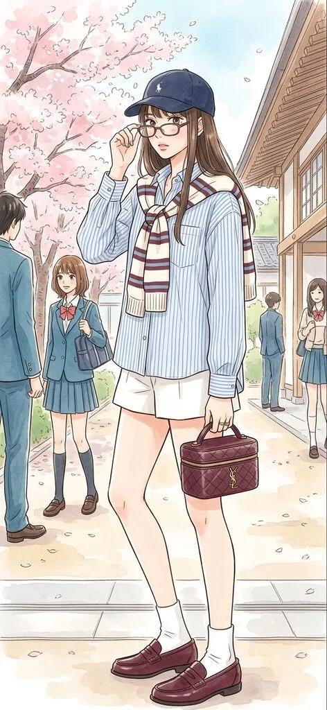 Kimi ni Todoke Shoujo Character AI generated image example