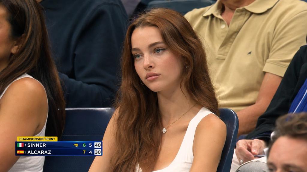 US Open Tennis Tournament TV Broadcast Shot AI generated image example