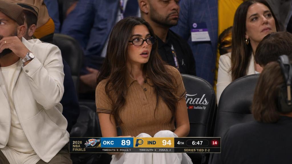NBA Finals Courtside TV Broadcast AI generated image example